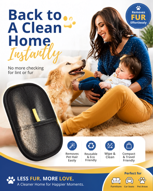 Vora | Premium Pet Hair Removal Grooming Gloves 31092
